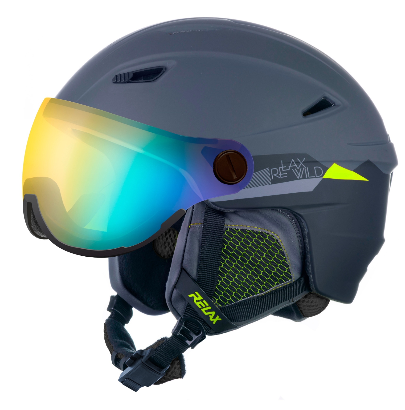 LYŽAŘSKÁ HELMA RELAX STEALTH RH24Q - M (56-58 cm)