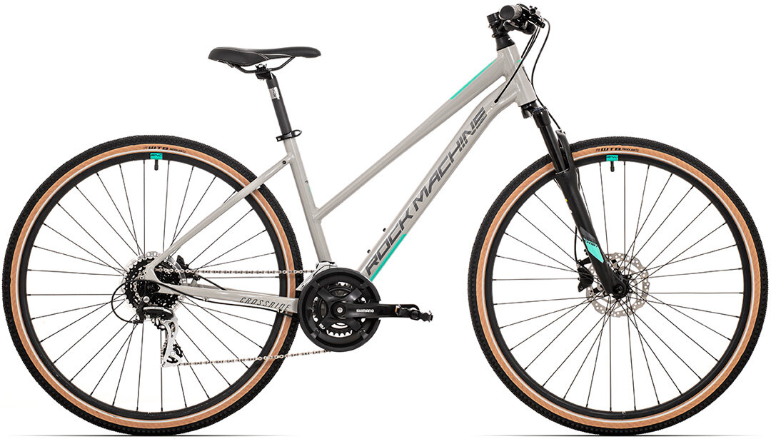Rock Machine CrossRide 300 lady (L) šedá/mentolová)