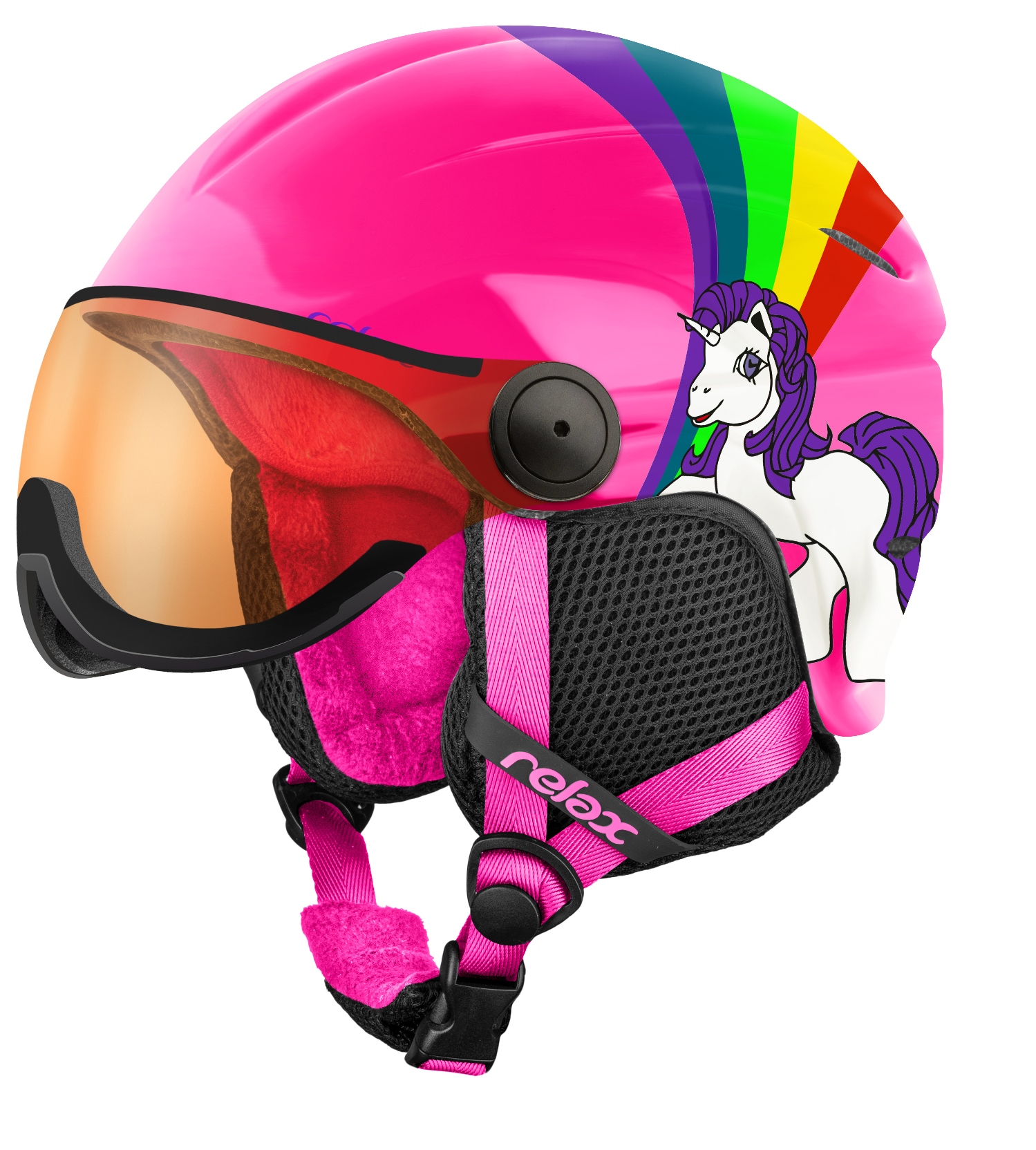 LYŽAŘSKÁ HELMA RELAX TWISTER VISOR RH27K - XS (49-52 cm)