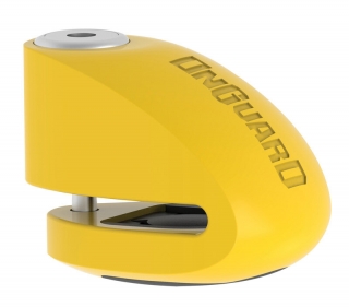 ONGUARD diskový zámek s alarmem pin 6 mm žlutý