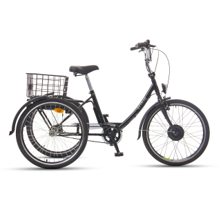 Elektro tříkolka Etrike 24" černá